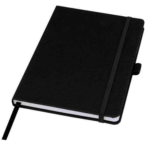 PF107763-6Honua A5 Notizbuch aus recyceltem Papier mit Cover aus recyceltem PET_ schwarz PF107763-6Honua A5 Notizbuch aus recyceltem Papier mit Cover aus recyceltem PET_ schwarz