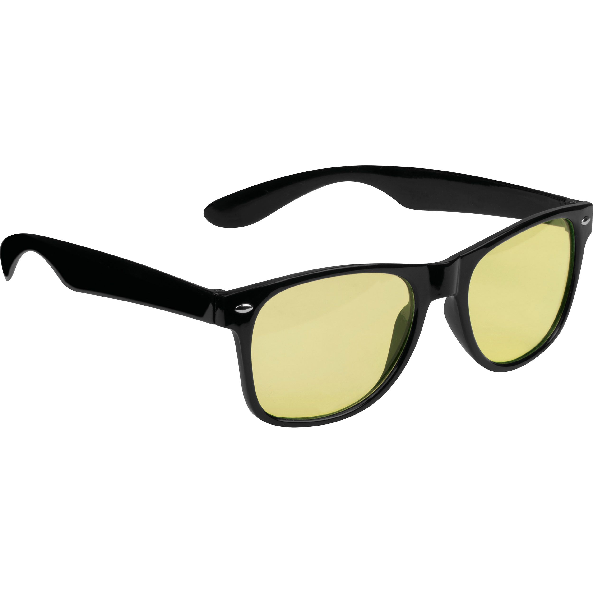 MA52465-08Sonnenbrille mit farbigen Glaesern_ gelb