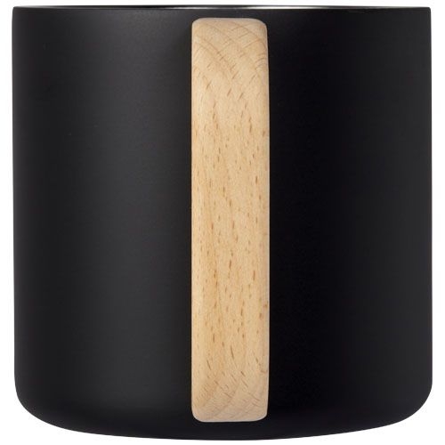 PF100740-4Bjorn RCS-zertifizierter Becher aus recyceltem Edelstahl mit Kupfer-Vakuumisolierung_ 360 ml_ schwar