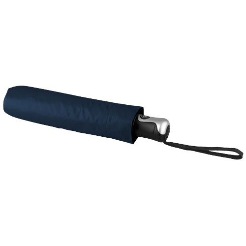 PF109016-4Alex 21_5_ Vollautomatik Kompaktregenschirm_ navy_silber