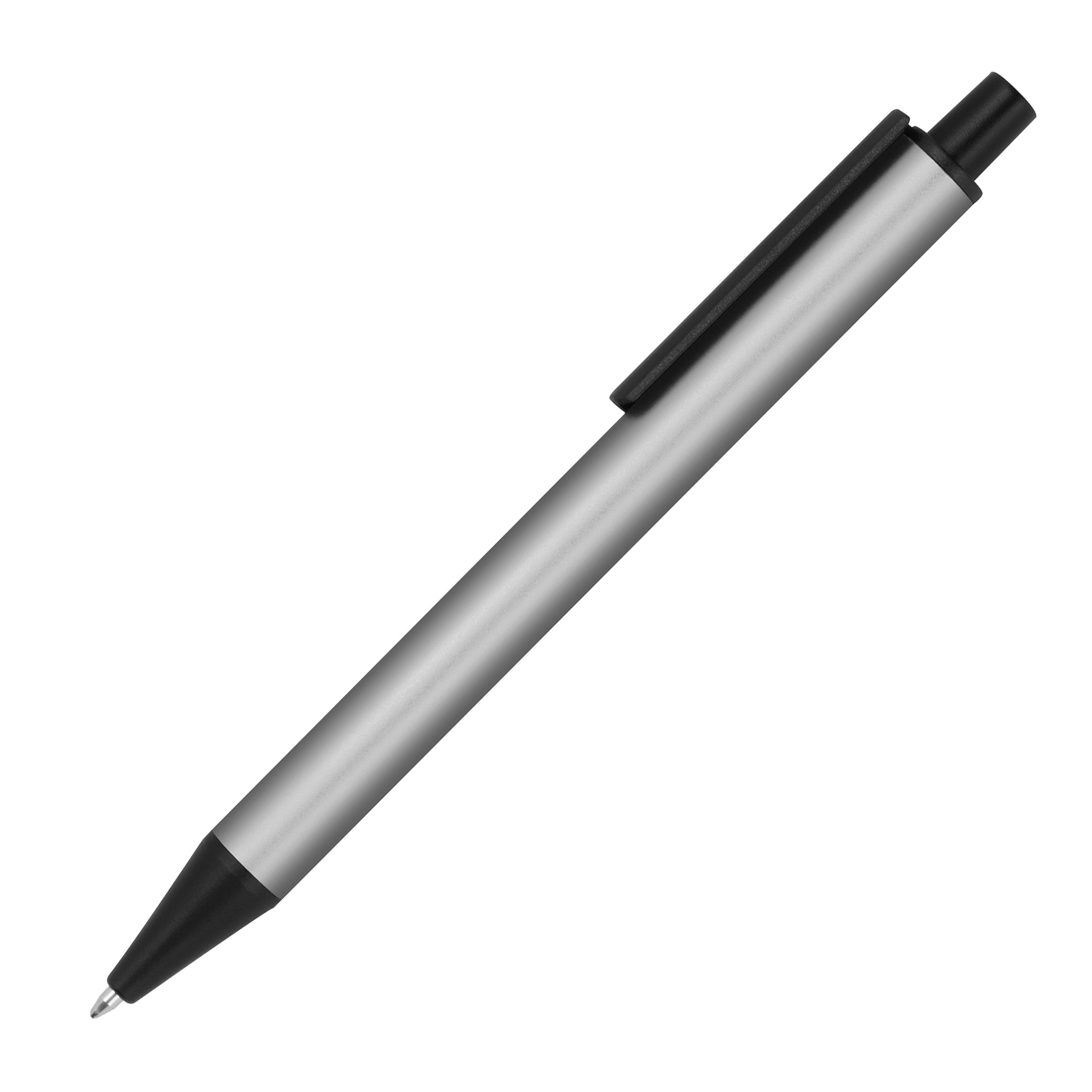Kugelschreiber aus Aluminium , silbergrau