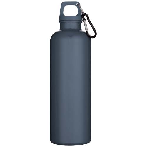 PF100878-7Oregon 750 ml einfarbige RS-zertifizierte Wasserflasche aus recyceltem Kunststoff mit Karabinerhaken