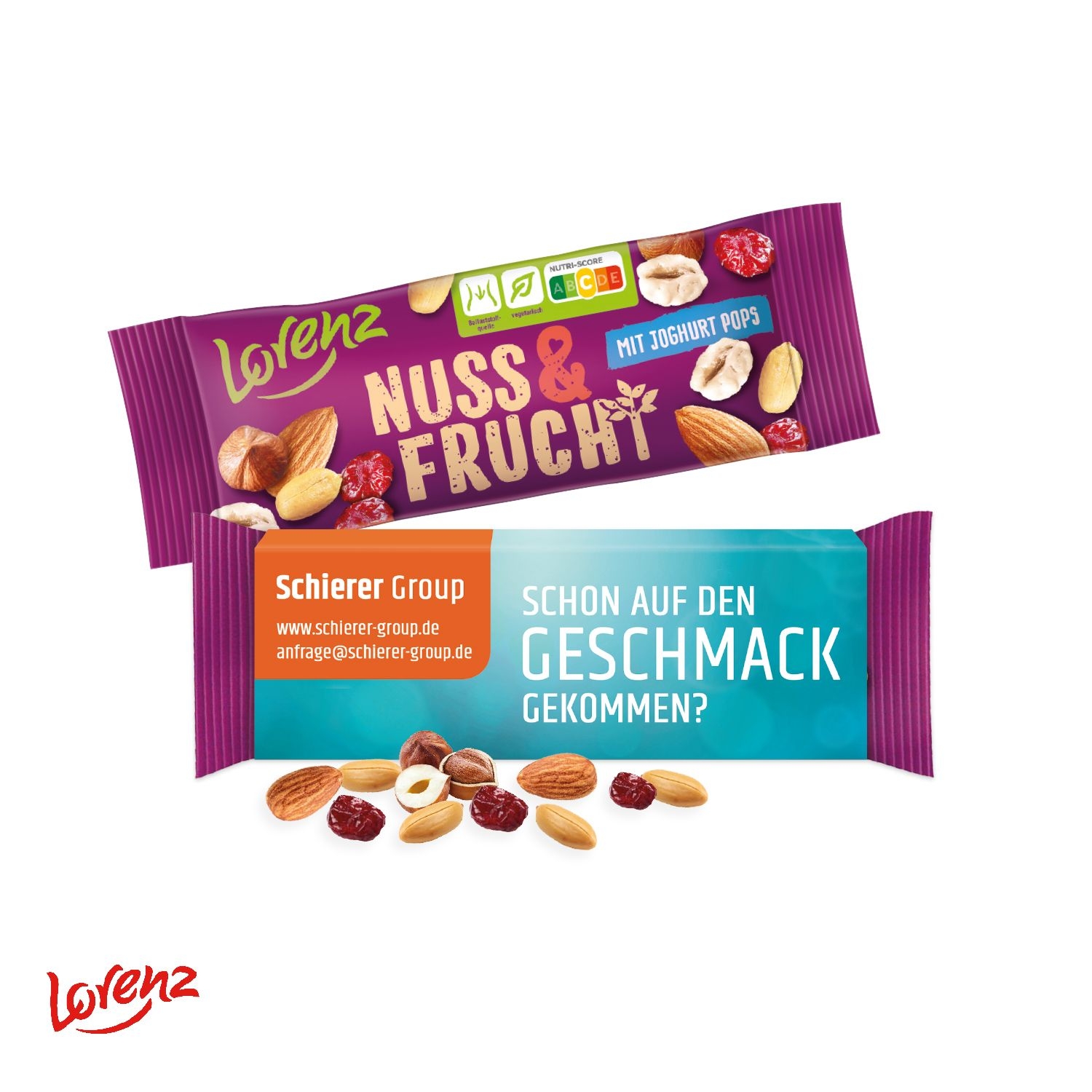 CD91548Lorenz Nuss _ Frucht im Werbeschuber