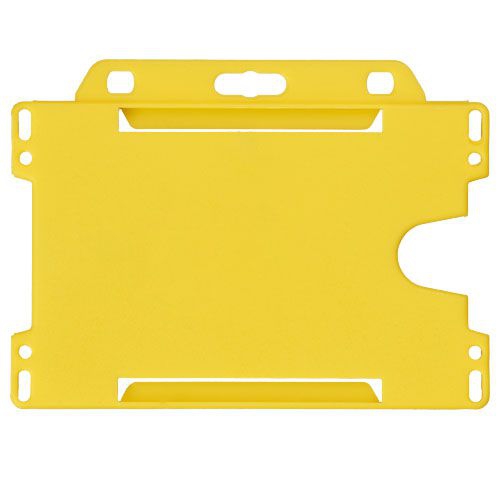 Vega Kartenhalter aus Kunststoff, gelb