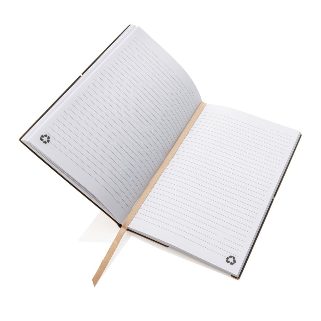 XDP772.21-9A5 Notizbuch aus GRS recyceltem Leder_ braun