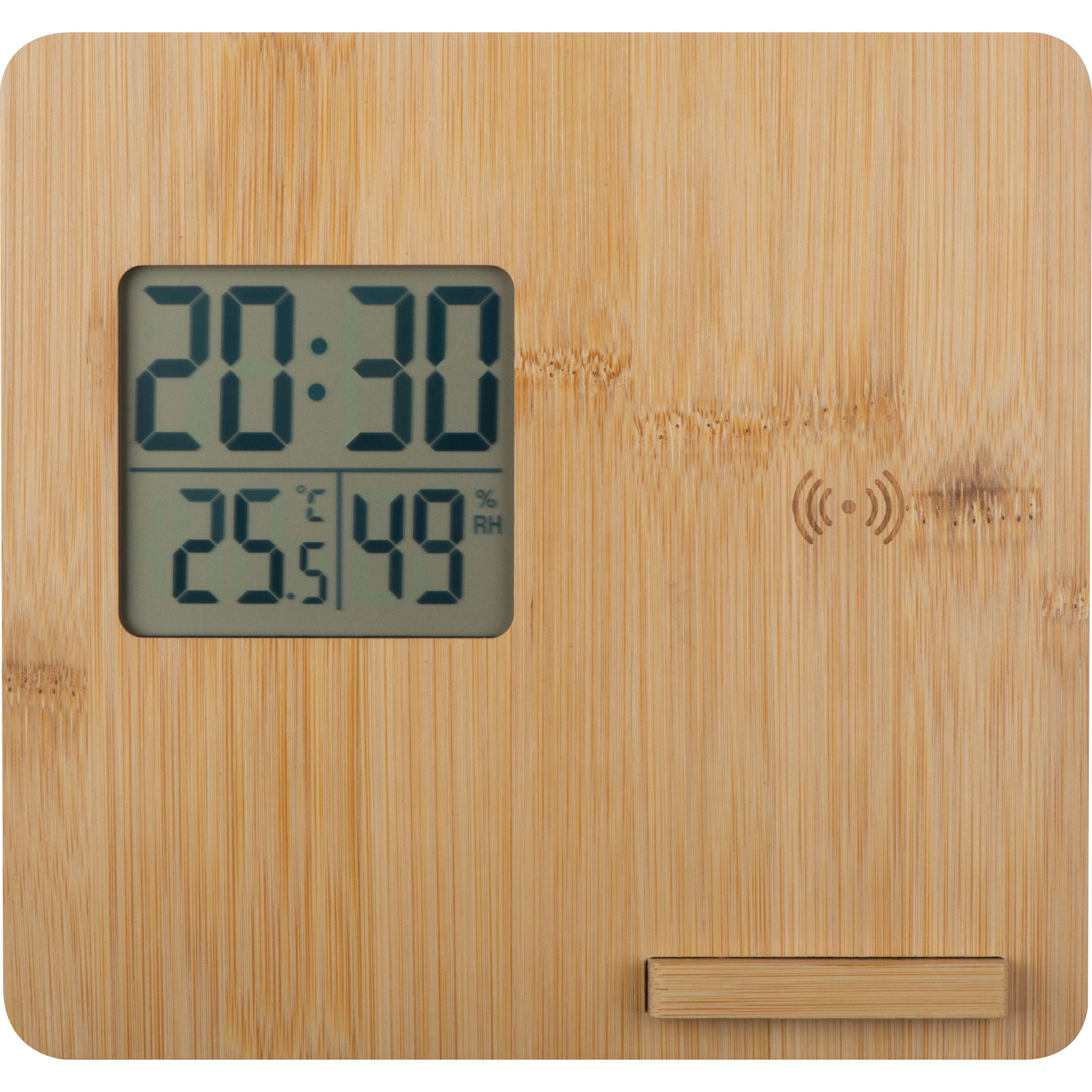 MA33194-13Wetterstation aus Bambus_ beige
