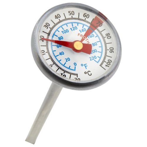 Met Grill-Thermometer, silber
