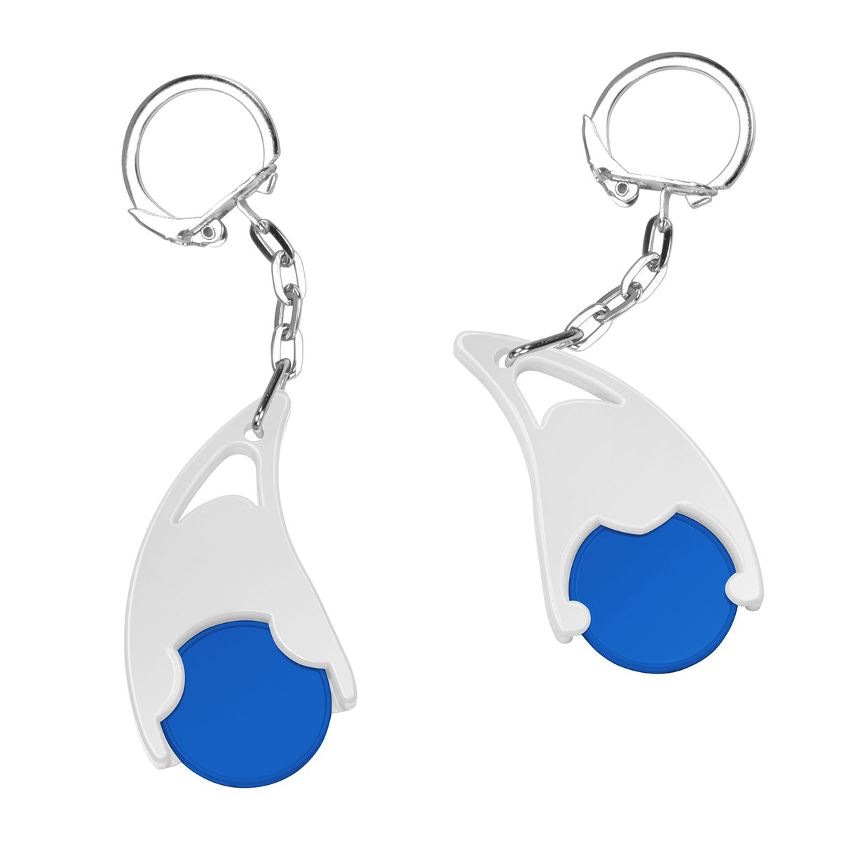 HE7491K-3-0Chiphalter mit  1€-Chip _Epsilon_ blau_ weiss
