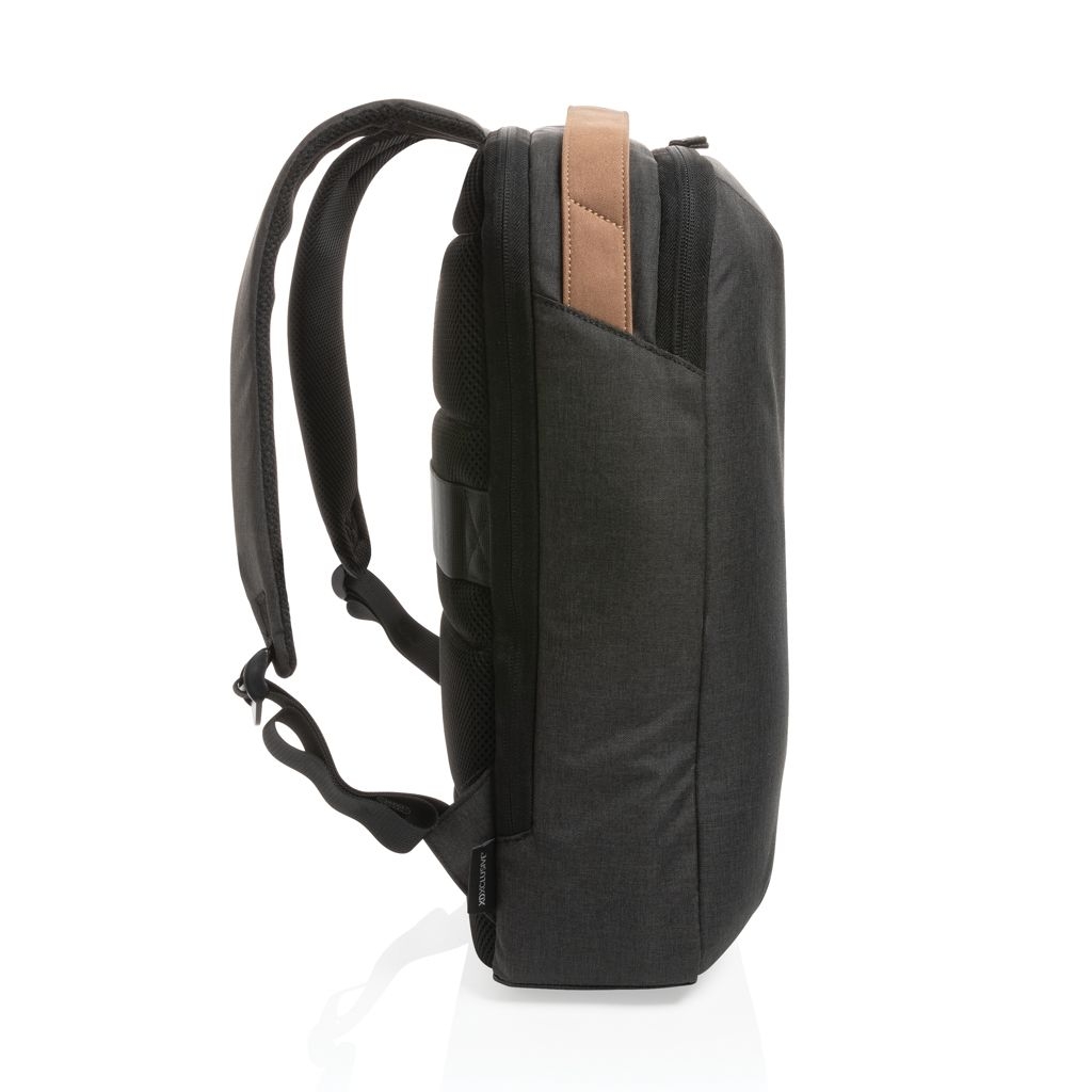 XDP762_91-1Impact AWARE™ 300D Two-Tone Deluxe 15.6_ Laptop-Rucksack_ schwarz