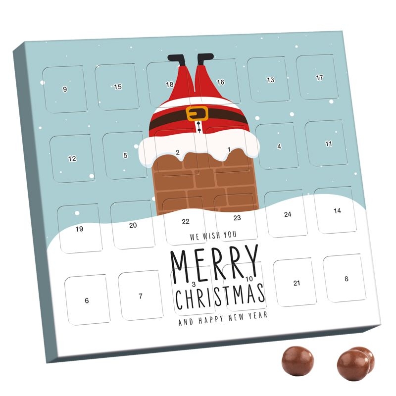 JG20009-4XS Adventskalender_ Brandt Knusperkugeln_ Black _ White_ Individuelles Motiv