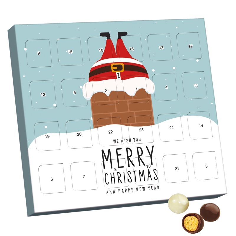 JG20009-4XS Adventskalender_ Brandt Knusperkugeln_ Black _ White_ Individuelles Motiv
