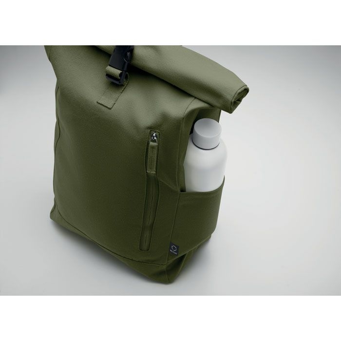 MO2552-49Kamet Rolltop-Rucksack 390 g_m²_ armeegruen