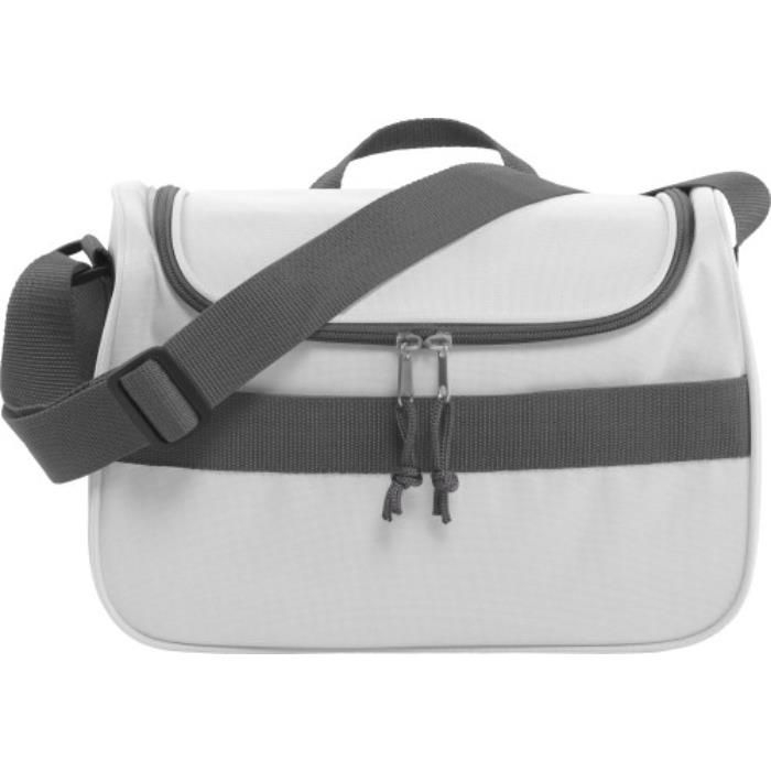 GI3764-02Kuehltasche aus Polyester Siti_ Weiss GI3764-02Kuehltasche aus Polyester Siti_ Weiss