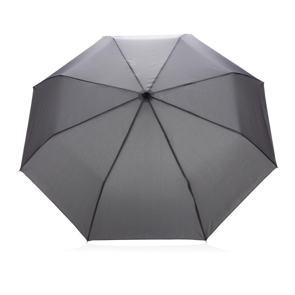 XDP850_57-220.5_ Impact AWARE™ RPET 190T Pongee Bambus Mini-Schirm_ anthrazit