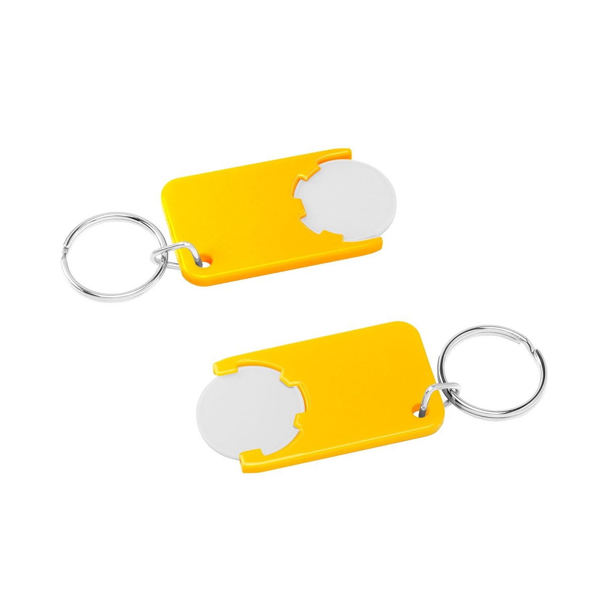 HE7454R-0-4Chiphalter mit 1€-Chip _Beta_ weiss_ gelb HE7454R-0-4Chiphalter mit 1€-Chip _Beta_ weiss_ gelb