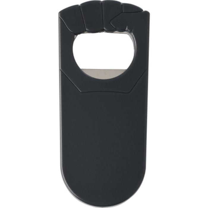 GI708984-01Flaschenoeffner aus Kunststoff Tay_ Schwarz