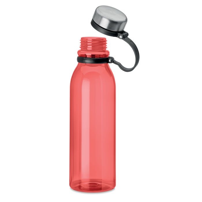 MO9940-25Iceland Rpet RPET Trinkflasche 780 ml_ Transparent Rot