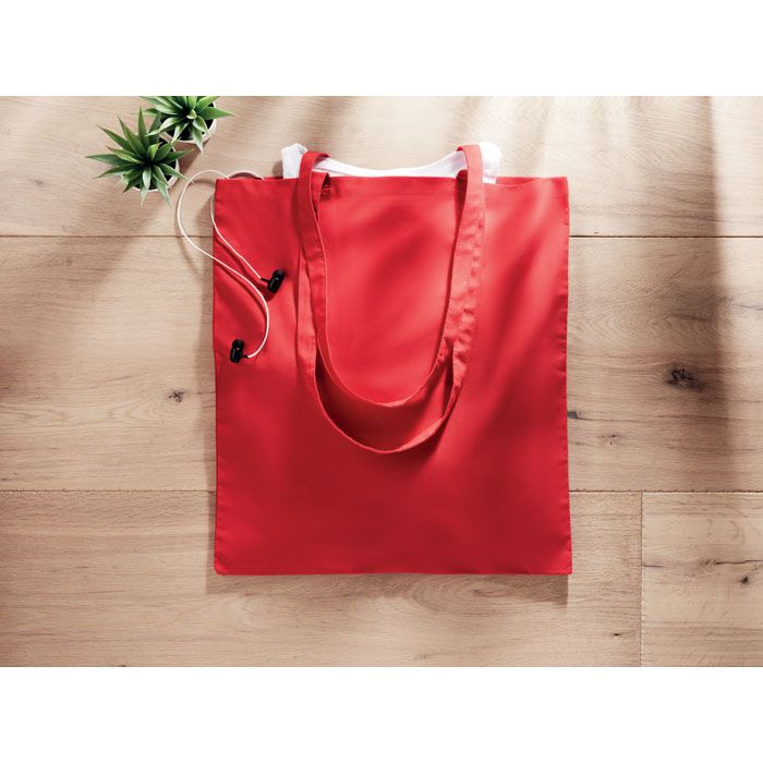 Cottonel Colour ++ Baumwoll-Einkaufstasche, bunt, rot