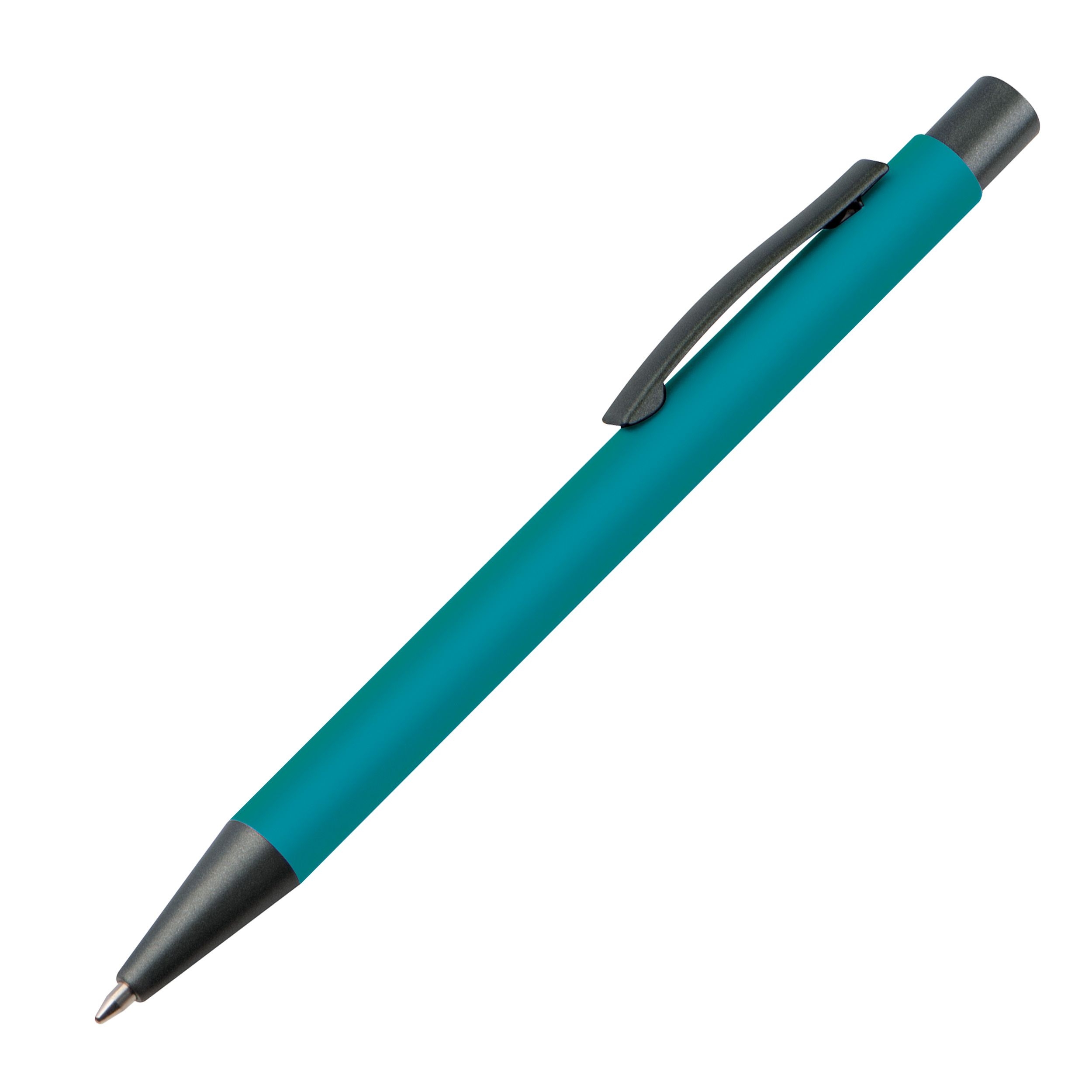 MA10945-14Matter Kugelschreiber mit Metallclip  _ tuerkis