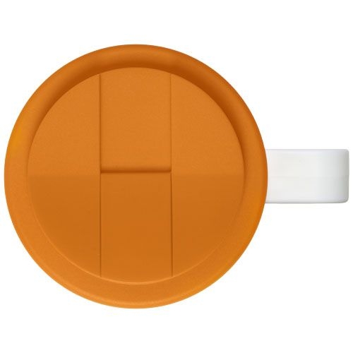 PF210420-11Brite-Ameriano® Grande 350 ml Isolierbecher mit auslaufsicherem Schraubverschluss_ weiss_orange