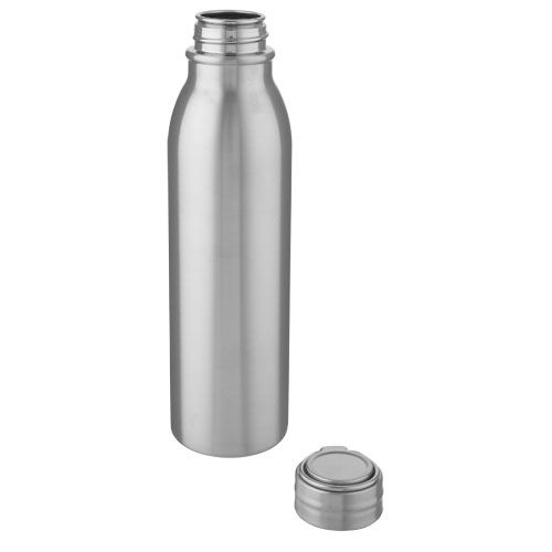 PF100678-3Harper 700 ml Sportflasche aus Edelstahl mit Metallschlaufe_ silber