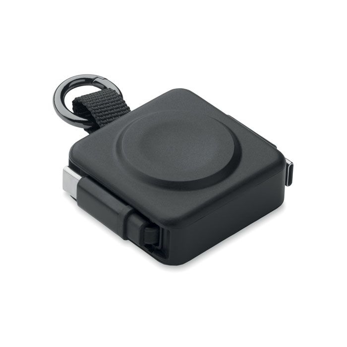 MO3145-03Skilful Einziehbares 100W-Typ-C-Kabel_ schwarz