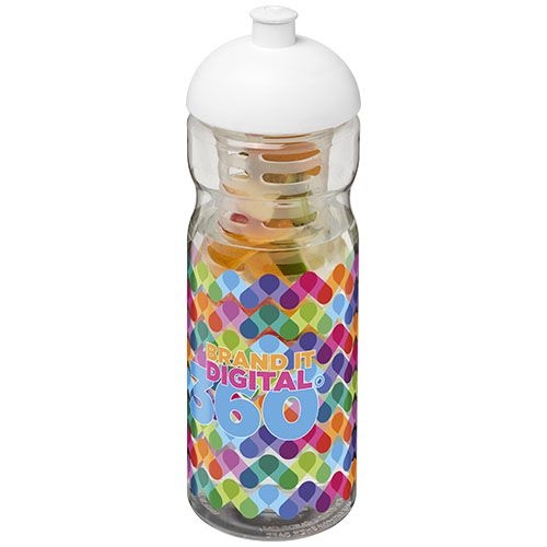 PF210048-1H2O Active® Base 650 ml Sportflasche mit Stuelpdeckel und Infusor_ transparent_weiss