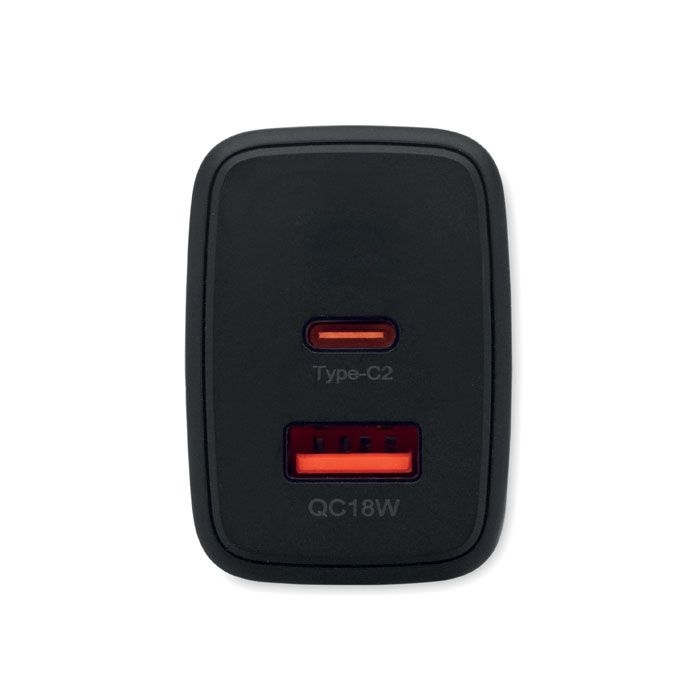 MO2979-03Exten EU-2 poliger-Adapter_Ladegeraet_ schwarz