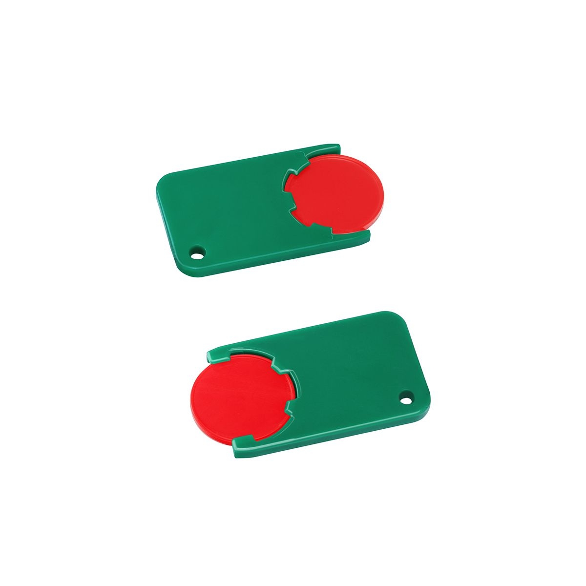 HE7454-1-2Chiphalter mit 1€-Chip _Beta_ rot_ gruen