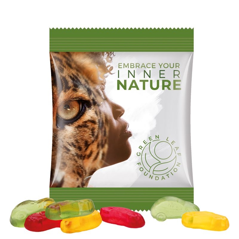 JG10061-7Minituete 10 g Trolli Fruchtgummi Standardformen_ Auto_ weisse Folie