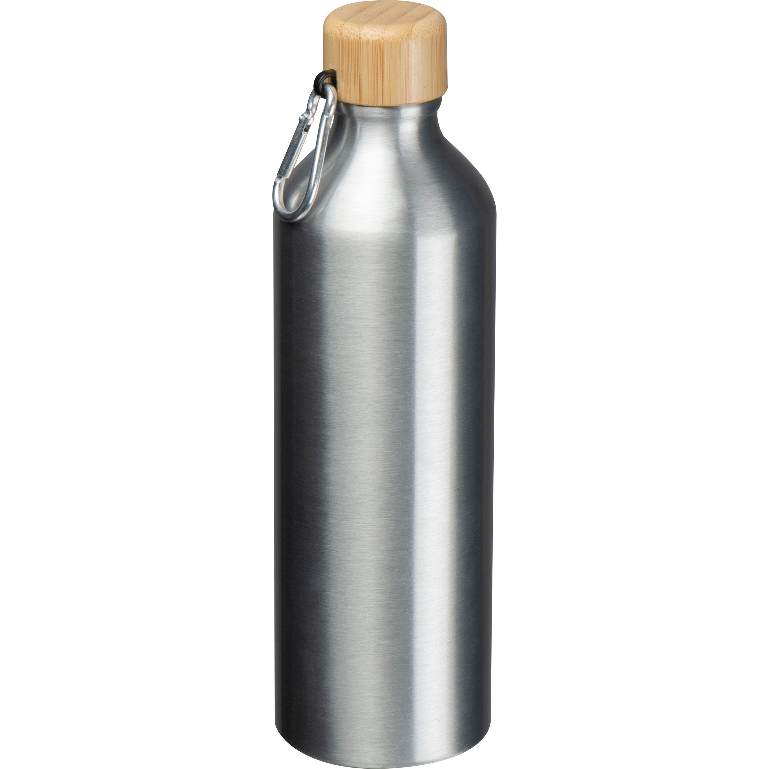 MA83763-07Trinkflasche aus recyceltem Aluminium _ silbergrau