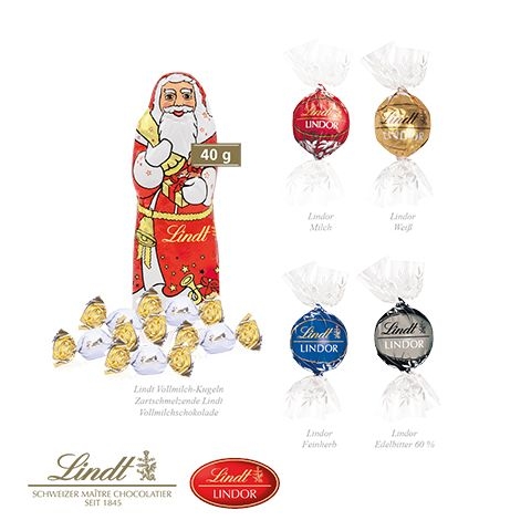 CD95532-01Premium-Praesent mit Lindt Weihnachtsmann „Medium“