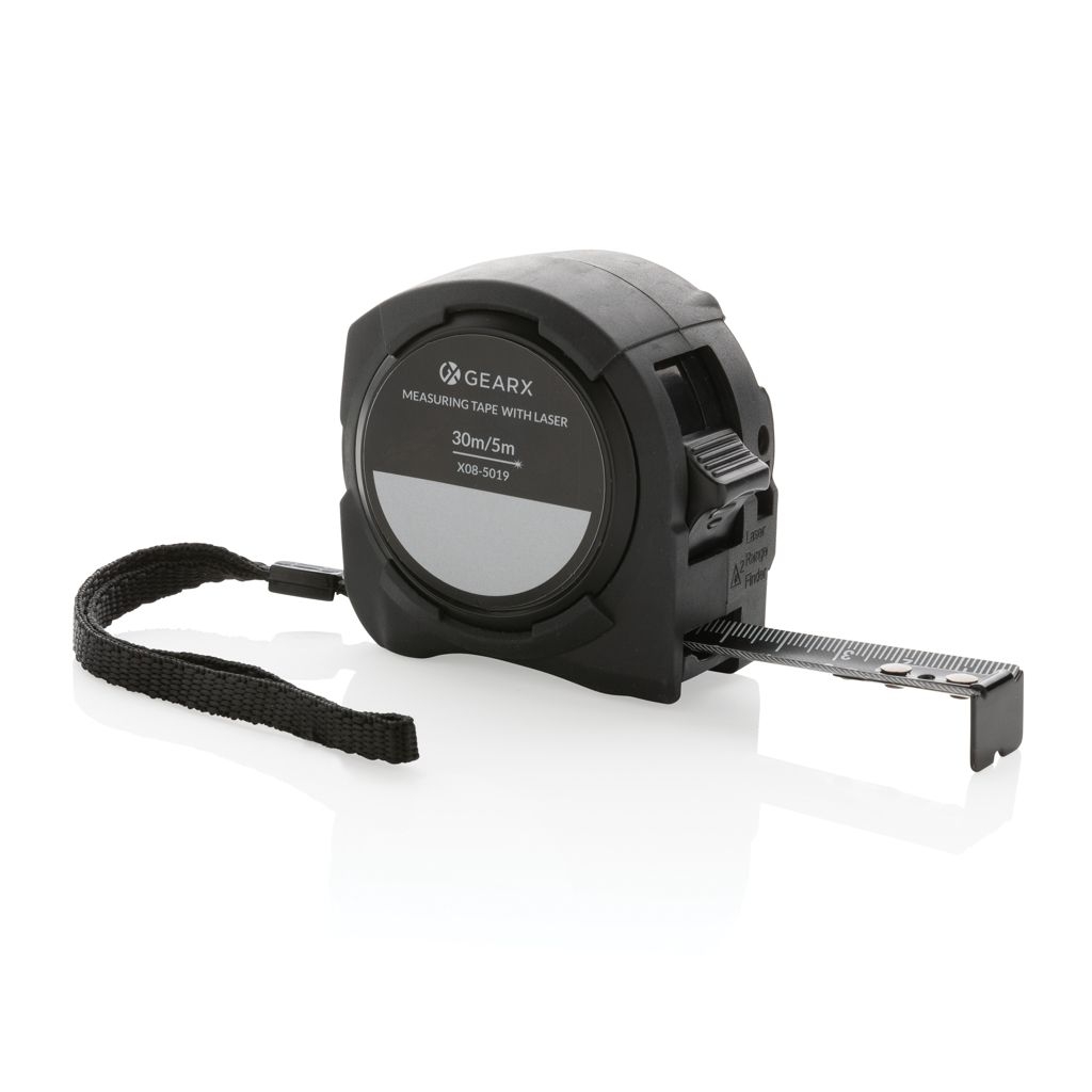 XDP113.21-1Gear X 5m Massband mit 30m Laser_ schwarz