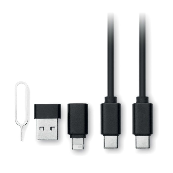 MO2530-03Cawatt 4in1 Kabel-Set 15W_ schwarz