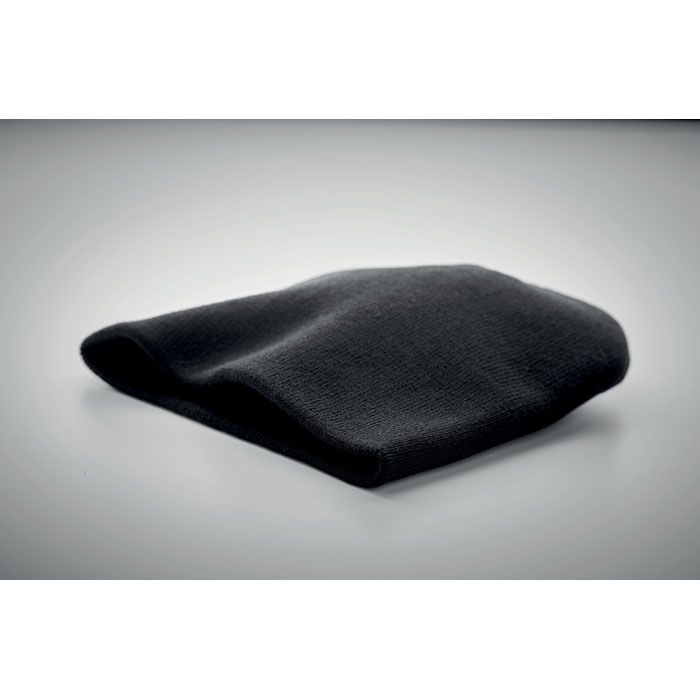 MO9964-03Marco Rpet Beanie RPET Polyester_ Schwarz