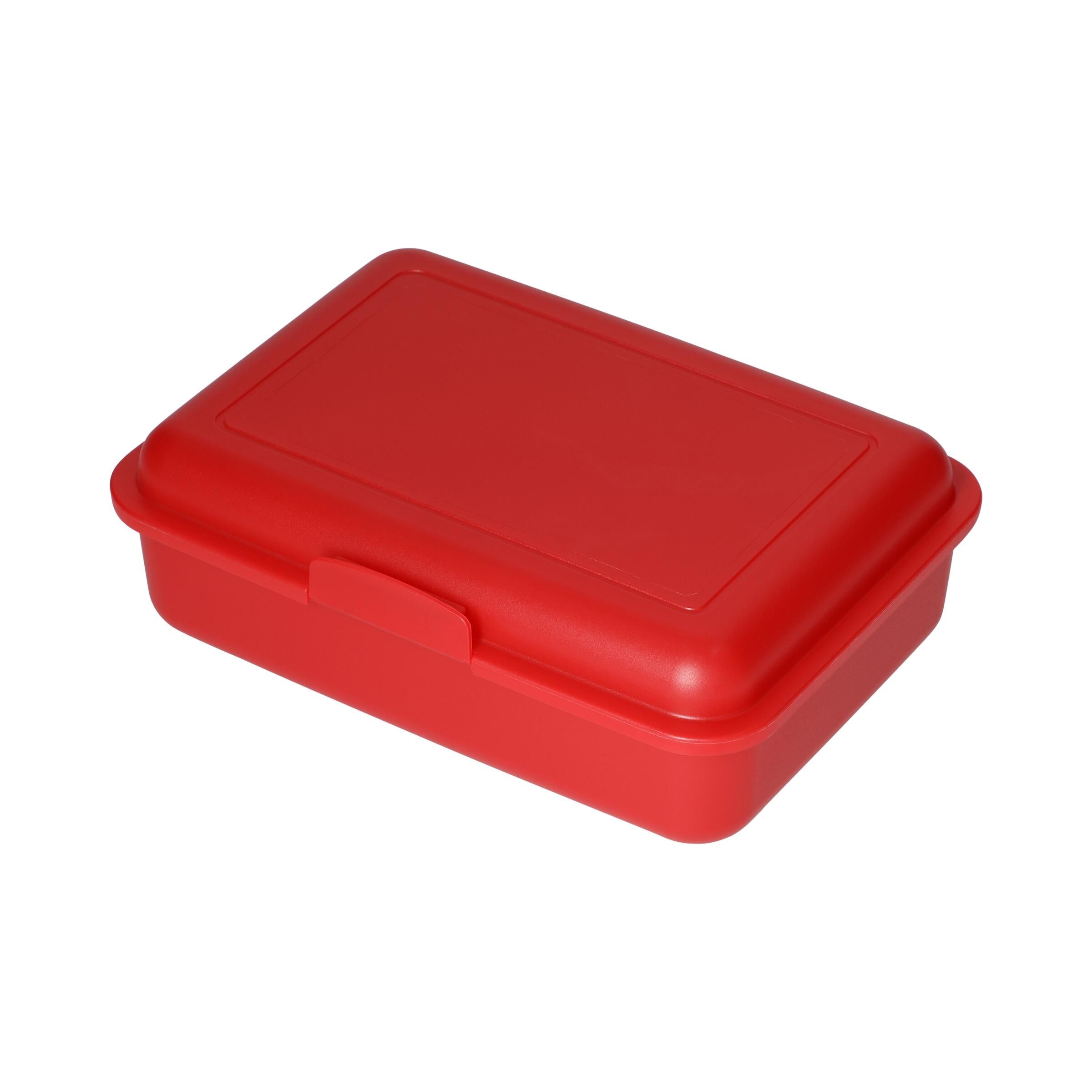EL05282-4Vorratsdose _School-Box_ mittel_ trend-rot PP