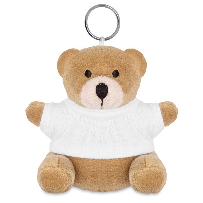 MO8253-06Nil Schluesselanhaenger Teddy_ Weiss MO8253-06Nil Schluesselanhaenger Teddy_ Weiss