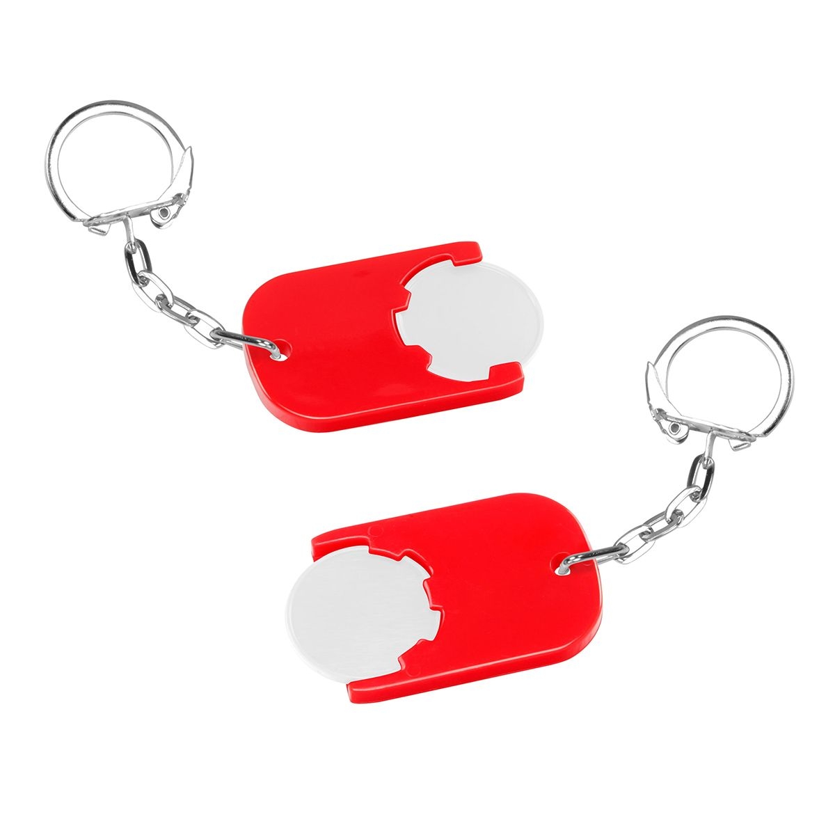 HE7555K-0-1Chiphalter mit 1€-Chip _Gamma_ weiss_ rot