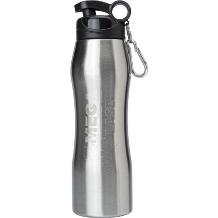GI6536-01Trinkflasche aus Edelstahl Giovanni_ Schwarz