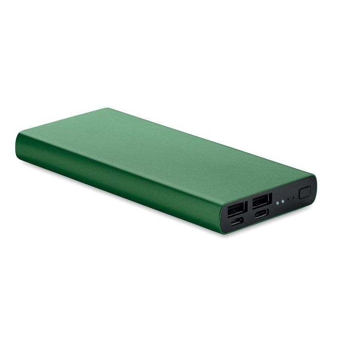 MO6770-60Powerflat 8 C Powerbank 10000 mAh_ Dunkelgruen