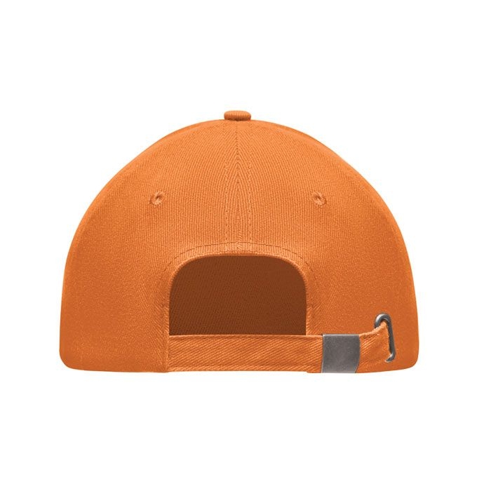 MO6875-10Long Beach Singa Baseball cap 5 panels 260g_m²_ orange