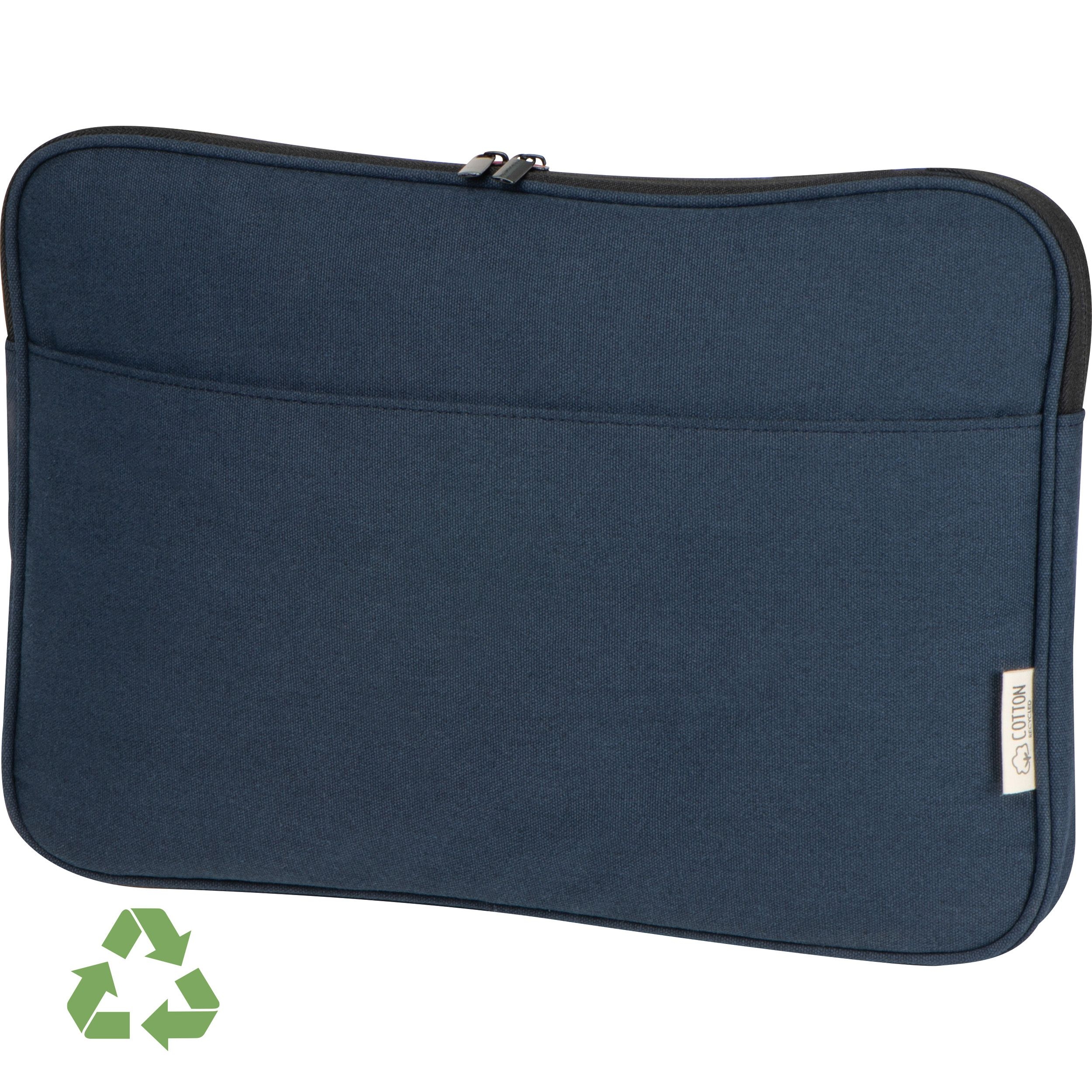 MA64395Laptoptasche aus recycelter Baumwolle GLENDA