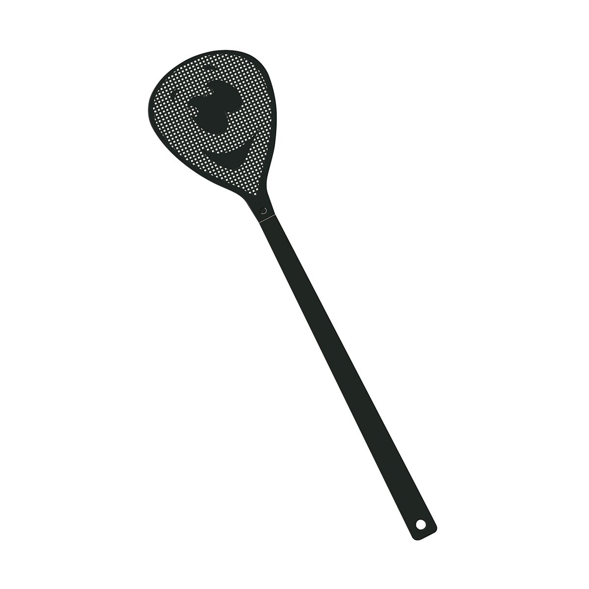 HE7852-6-6Fliegenklatsche _Gesicht_ schwarz_ schwarz HE7852-6-6Fliegenklatsche _Gesicht_ schwarz_ schwarz