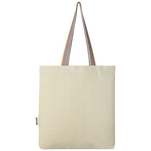 PF120642-1Rainbow 180 g_m² recycelte Tragetasche 5L_ natur