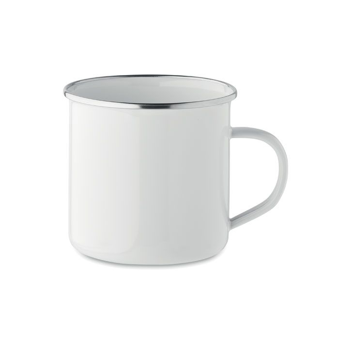 MO2203Plateado L Emaille-Becher Subli 500 ml