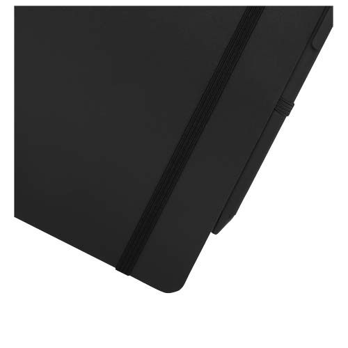 PF107901-3Thalaasa A5 Hardcover Notizbuch mit Kugelschreiber _schwarze Mine_ schwarz