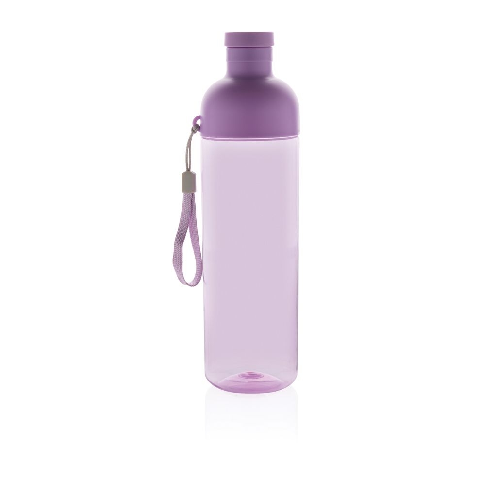 XDP437_01-9Impact auslaufsichere Wasserflasche aus RCS recyc. PET 600ml_ lila