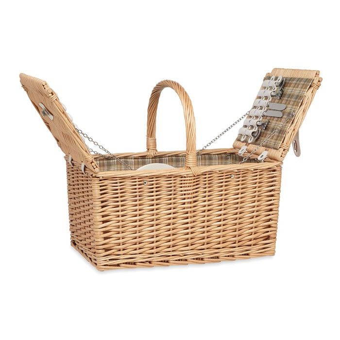 MO6194-40Mimbre Plus Picknickkorb aus Korbweide_ Holz