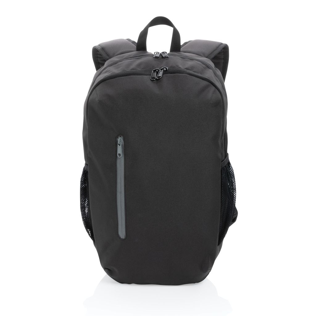 XDP760.17-1Impact AWARE™ 300D RPET Casual Rucksack_ schwarz