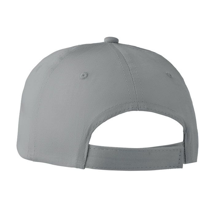 MO8834-07Basie Baseball Kappe 6 Panels_ grau